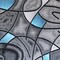 Flash Furniture Blue 5' x 7' Abstract Design Accent Area Rug ACD-RGTRZ860-57-BL-GG - alternate 6